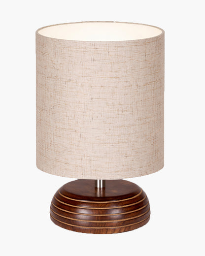 Homesake® Natural Weave Rope Table Lamp | Handcrafted Boho Bedside Light with Wooden Base | Warm Ambient Home Decor, Livra Collection, Lighting & Office Decor Light
