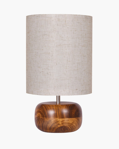 Homesake® Natural Weave Rope Table Lamp | Handcrafted Boho Bedside Light with Wooden Base | Warm Ambient for Night Lamp, Bedroom, Living Room, Study, Kids Room, Livra Home Decor, Ovolo