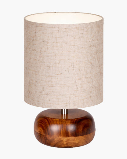 Homesake® Natural Weave Rope Table Lamp | Handcrafted Boho Bedside Light with Wooden Base | Warm Ambient for Night Lamp, Bedroom, Living Room, Study, Kids Room, Livra Home Decor, Ovolo