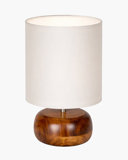 Homesake® Natural Weave Rope Table Lamp | Handcrafted Boho Bedside Light with Wooden Base | Warm Ambient for Night Lamp, Bedroom, Living Room, Study, Kids Room, Livra Home Decor, Ovolo