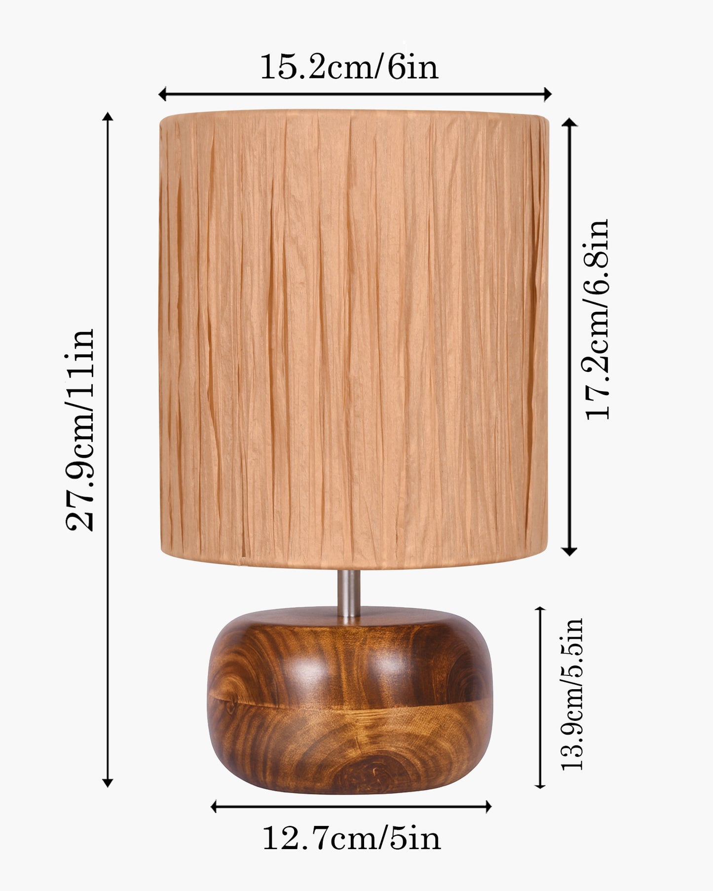 Homesake® Natural Weave Rope Table Lamp | Handcrafted Boho Bedside Light with Wooden Base | Warm Ambient for Night Lamp, Bedroom, Living Room, Study, Kids Room, Livra Home Decor, Ovolo