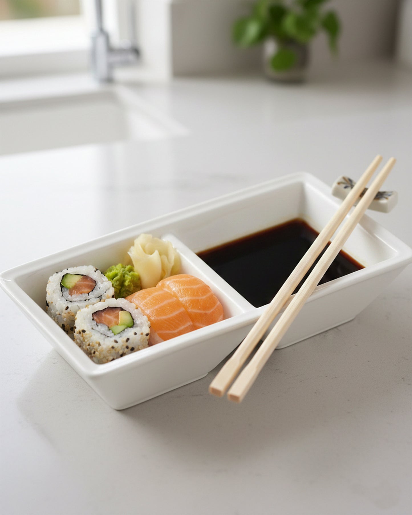 Homesake® White Porcelain Small Bowls, Square Bowls for Ice Cream Yogurt Dessert Fruits Snacks Bowl Set for Food Prep Rice Small Sid, (White)