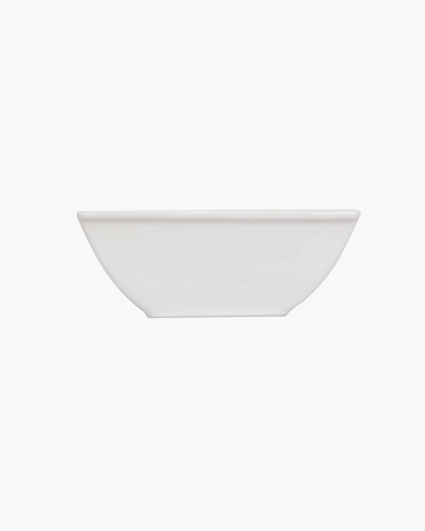 Homesake® White Porcelain Small Bowls, Square Bowls for Ice Cream Yogurt Dessert Fruits Snacks Bowl Set for Food Prep Rice Small Sid, (White)