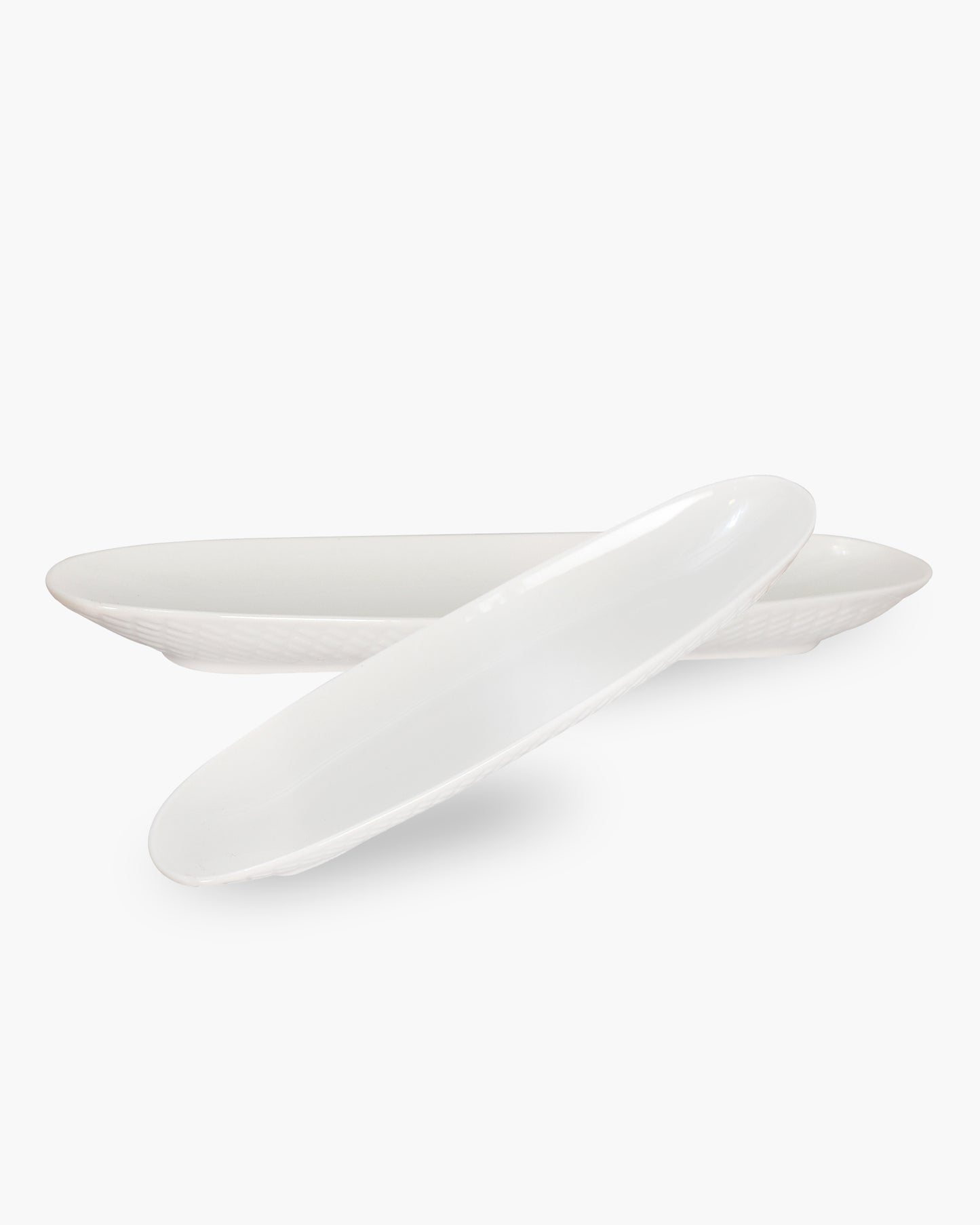 Homesake® Fine Porcelain Tray Delite Big Oval, Serving Platter for Serving Food, Serving Trays for Party, Sizzler, Sushi, Appetizer