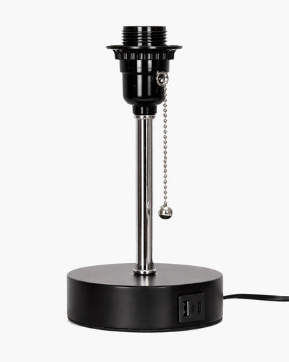 Homesake® Bedside Lamp for Bedroom Nightstand Table Light with USB A | C Charging Port, 3 Color Temperatures Pull Chain Light, Side Study Desk lamp, Reading lamp, Living Room Gift