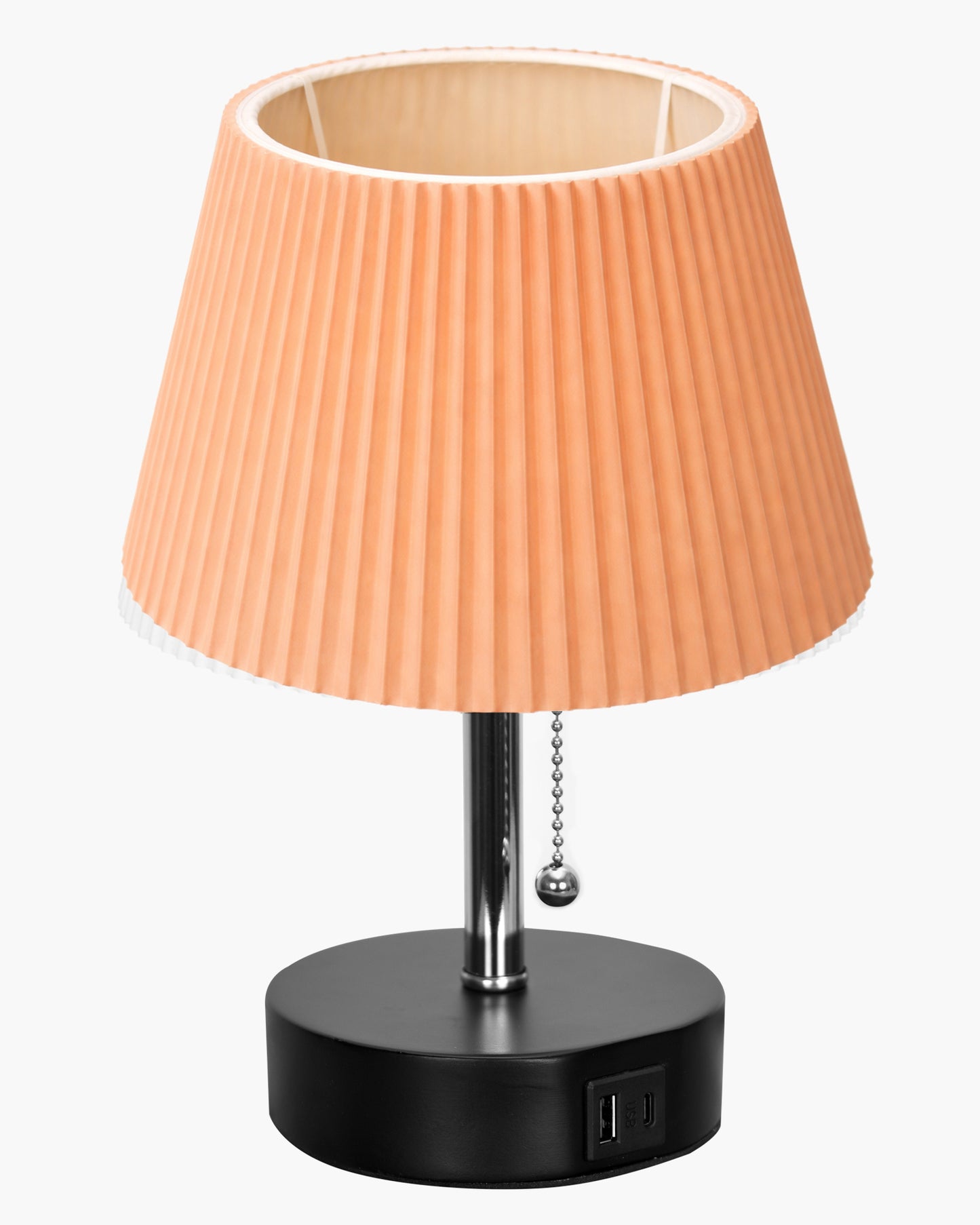 Homesake® Bedside Lamp for Bedroom Nightstand Table Light with USB A | C Charging Port, 3 Color Temperatures Pull Chain Light, Side Study Desk lamp, Reading lamp, Living Room Gift