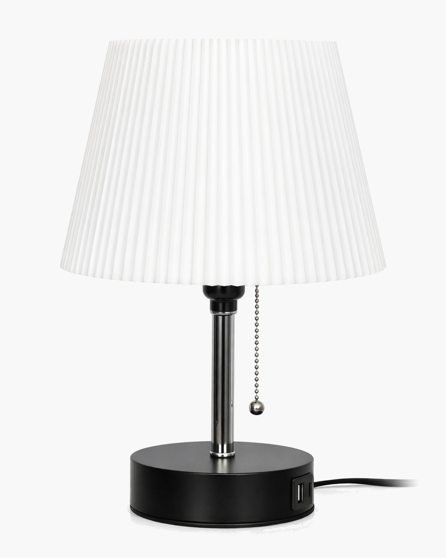 Homesake® Bedside Lamp for Bedroom Nightstand Table Light with USB A | C Charging Port, 3 Color Temperatures Pull Chain Light, Side Study Desk lamp, Reading lamp, Living Room Gift