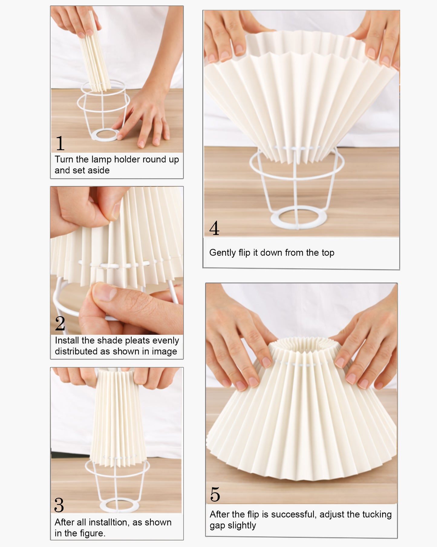 Homesake® Classic Twister Wooden Table Lamp with Shade | Handcrafted Bedside Lamp, E27 Holder| Bulb Included |Warm Light Night Lamp, Bedroom, Living Room, Study & Home Décor