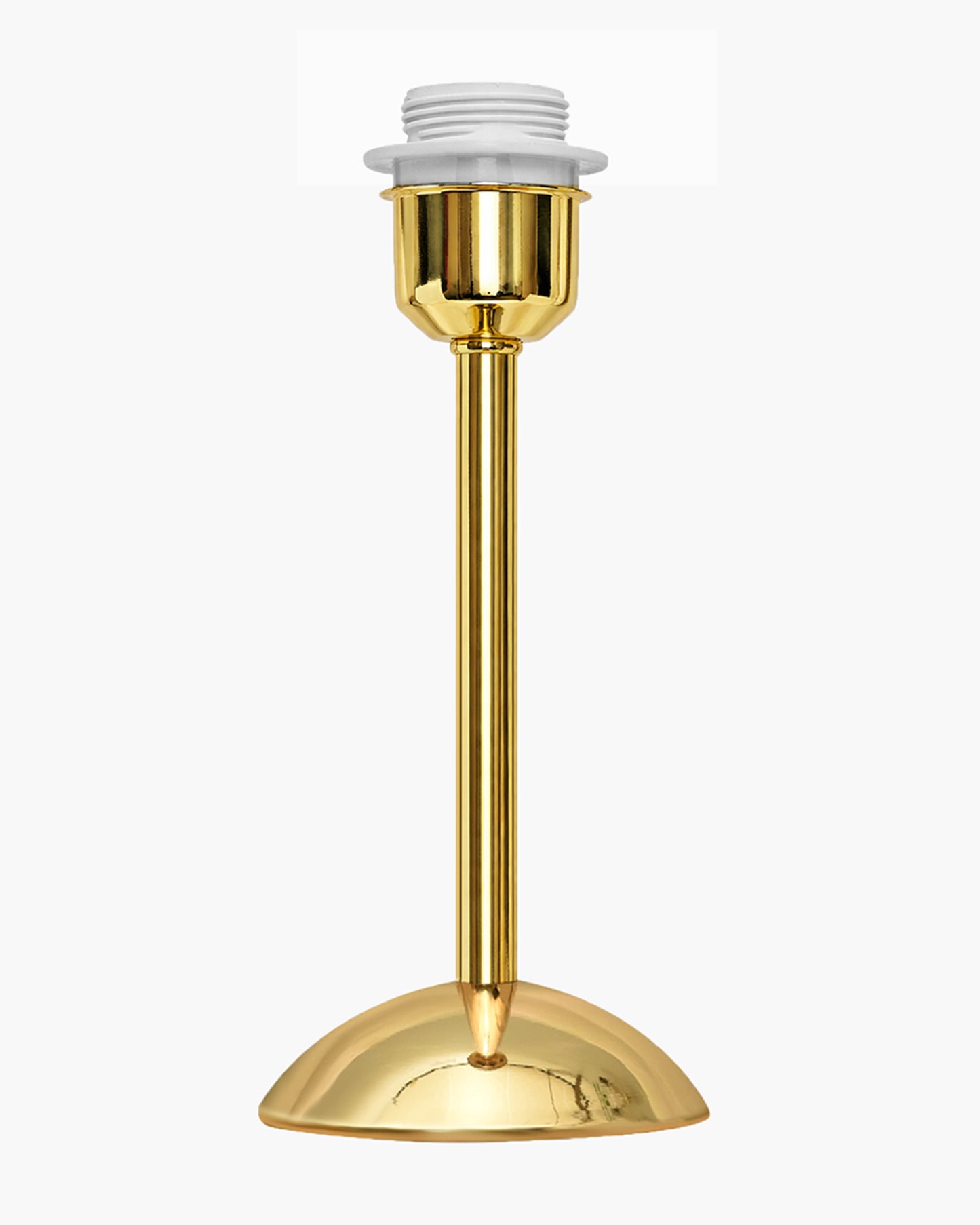 Luxe Round Gold Table Lamp with Linen Fabric Drum Shade, Modern Decorative Bedside Lamp for Bedroom & Study Table, Living Room & Side Table, Cylinde Shade