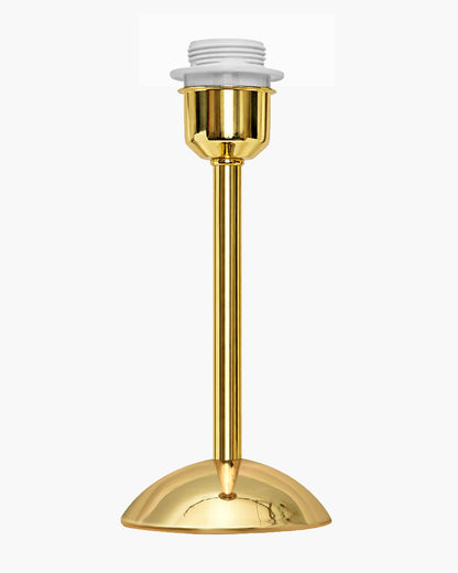 Luxe Round Gold Table Lamp with Linen Fabric Drum Shade, Modern Decorative Bedside Lamp for Bedroom & Study Table, Living Room & Side Table, Cylinde Shade