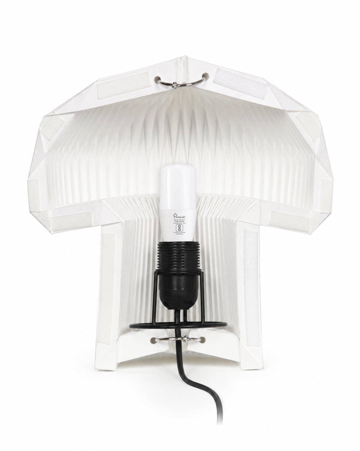 Homesake® Modern Origami LED Table Lamp | Foldable Bedside Night Lamp with Warm White Light | Minimalist Japanese Desk Lamp for Bedroom, Living Room, Office & Home Décor