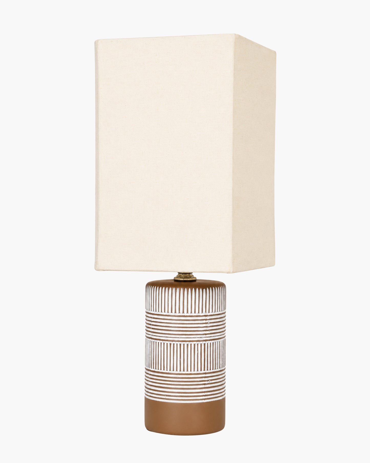 Homesake® Artisan Grey Ribbed Ceramic Table Lamp with Fabric Shade | Decorative Bedside Nightstand Lamp for Bedroom, Living Room, Study & Home Office | Modern E27 Table Light